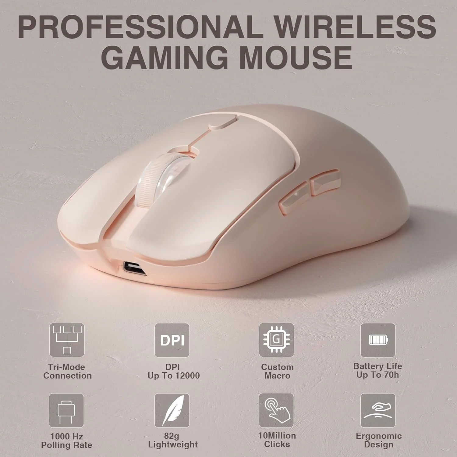 Esports Gaming - AULA SC580X Mouse Gaming Nirkabel Tri-mode