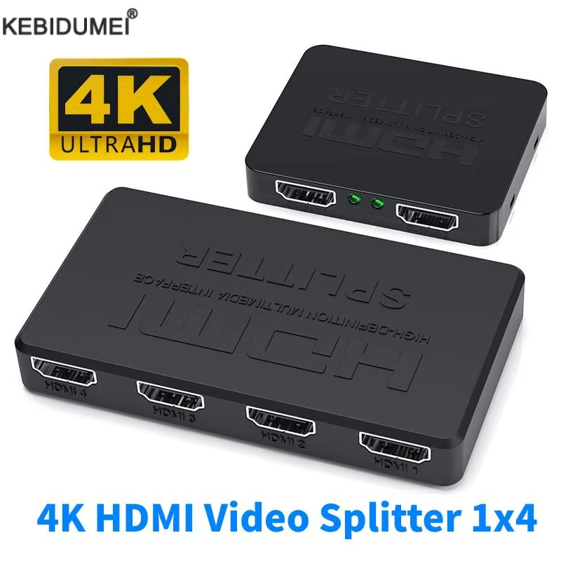 Esports Gaming Hub - Pemisah HDMI 1 In 4 Keluar