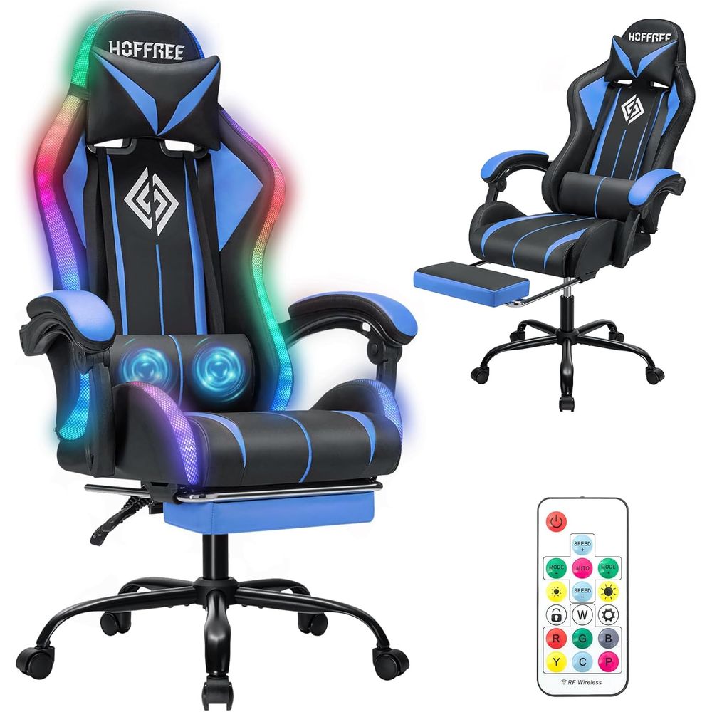 Rgb Gaming Chair - Kursi Gaming LED dengan Lampu RGB
