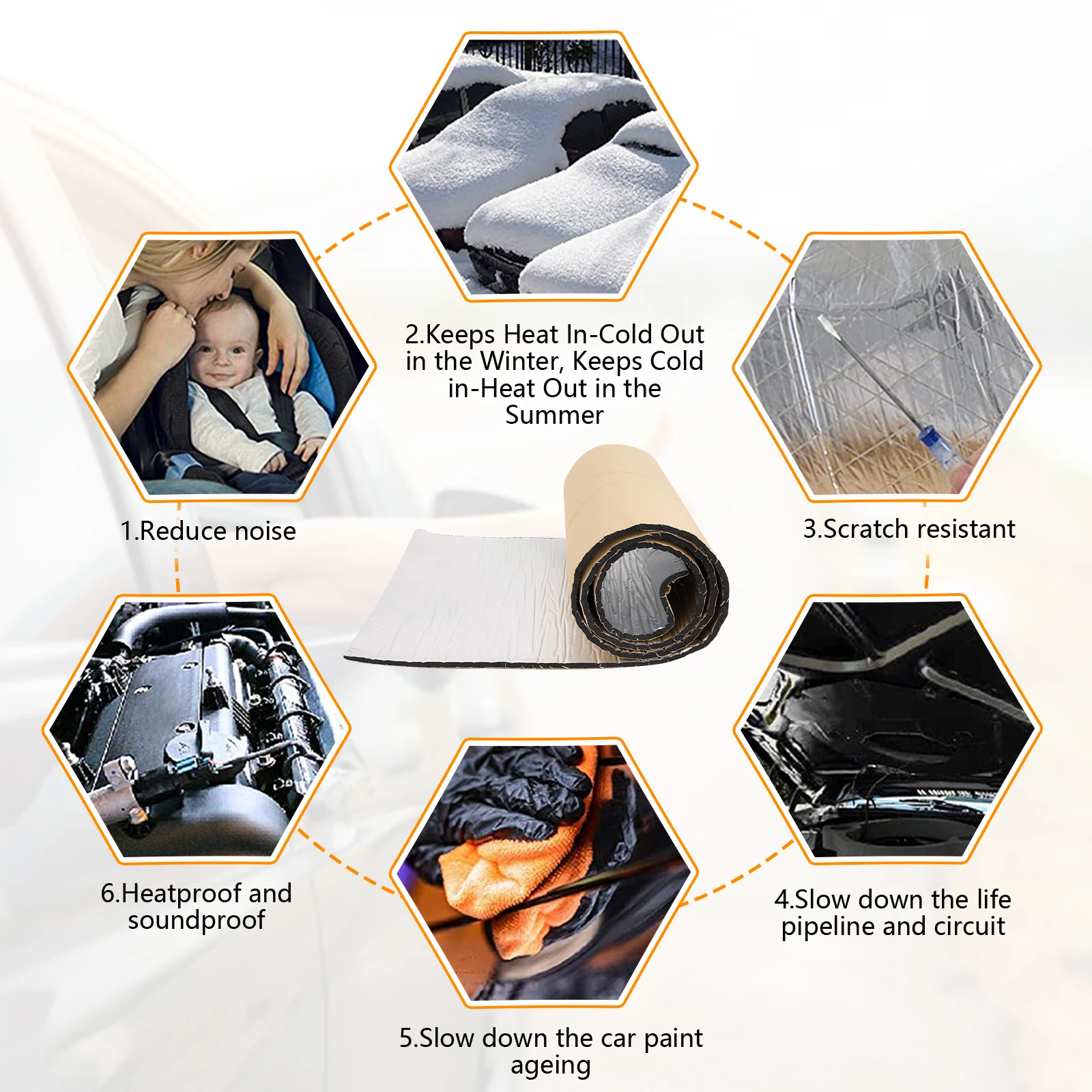 Mat Peredam Suara Mobil 5/10mm - Sound Dampening Foam ulasan dan harga