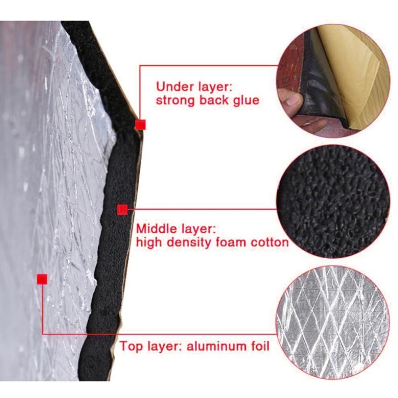 Mat Peredam Suara Mobil 5/10mm - Sound Dampening Foam ulasan dan harga