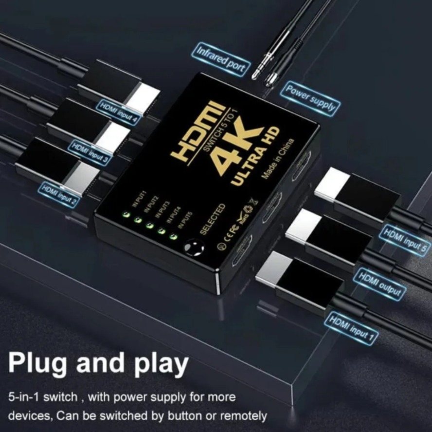 Hub Pemisah Pemilih Sakelar HD - Esports Gaming Hub ulasan dan harga