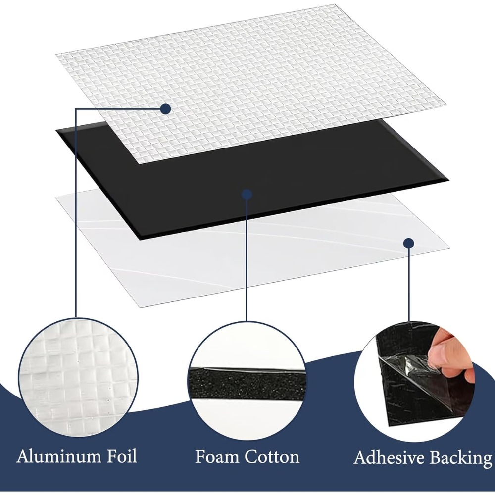10 Buah 10Mm Alas Peredam Suar - Sound Dampening Foam ulasan dan harga