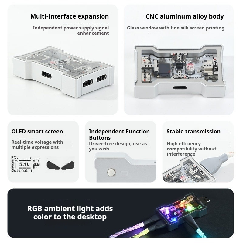 HMLAB HUB Lite - HUB USB Gamin - Esports Gaming Splitter ulasan dan harga