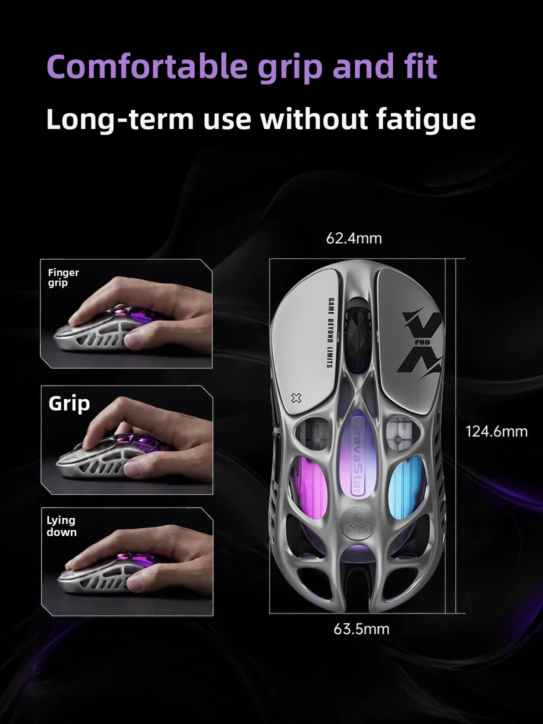 GravaStar X Pro Mouse Gaming N - Gaming X Esports ulasan dan harga