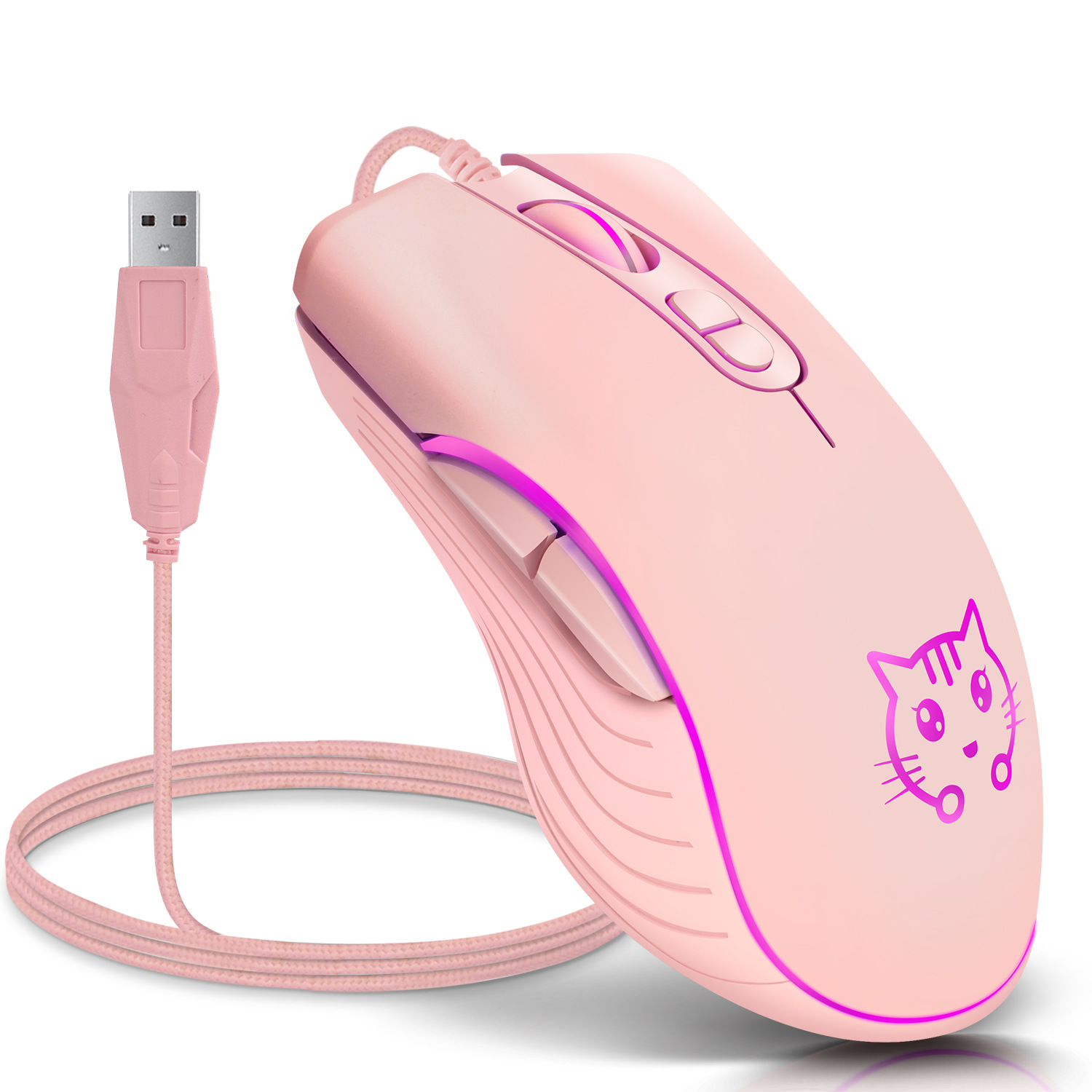 Mouse Gaming berkabel USB, Mou - Esports Gaming Maus ulasan dan harga