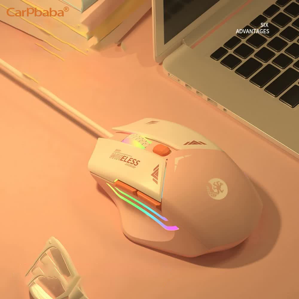 Mouse Gaming Berkabel USB Warn - Esports Gaming Maus ulasan dan harga