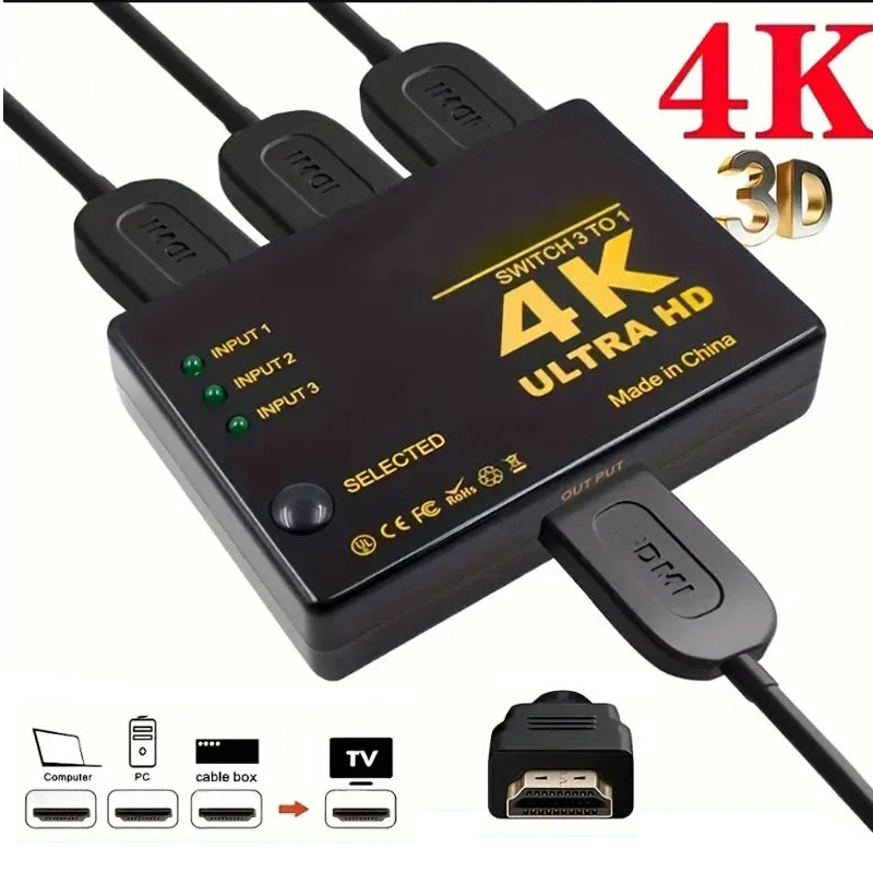 Saklar kompatibel HDMI, sakela - Esports Gaming Hub ulasan dan harga