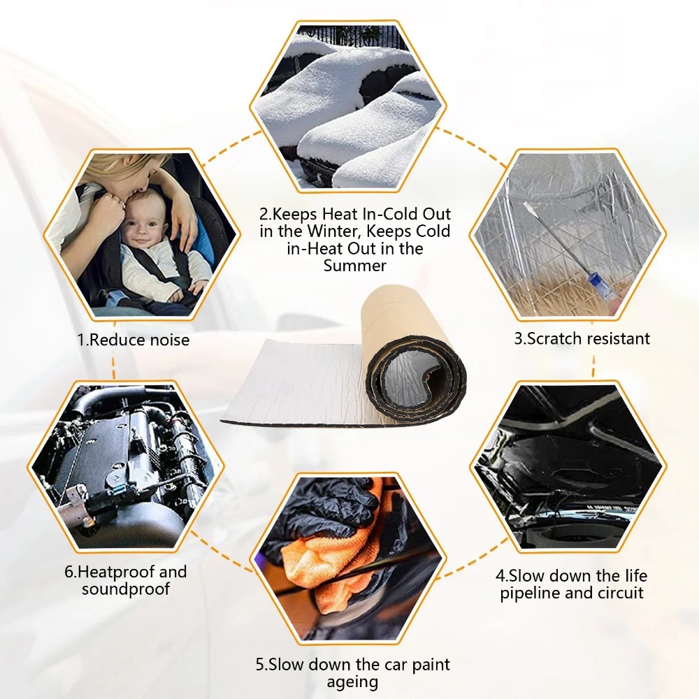 Keset mobil insulasi panas, Ak - Sound Dampening Foam ulasan dan harga