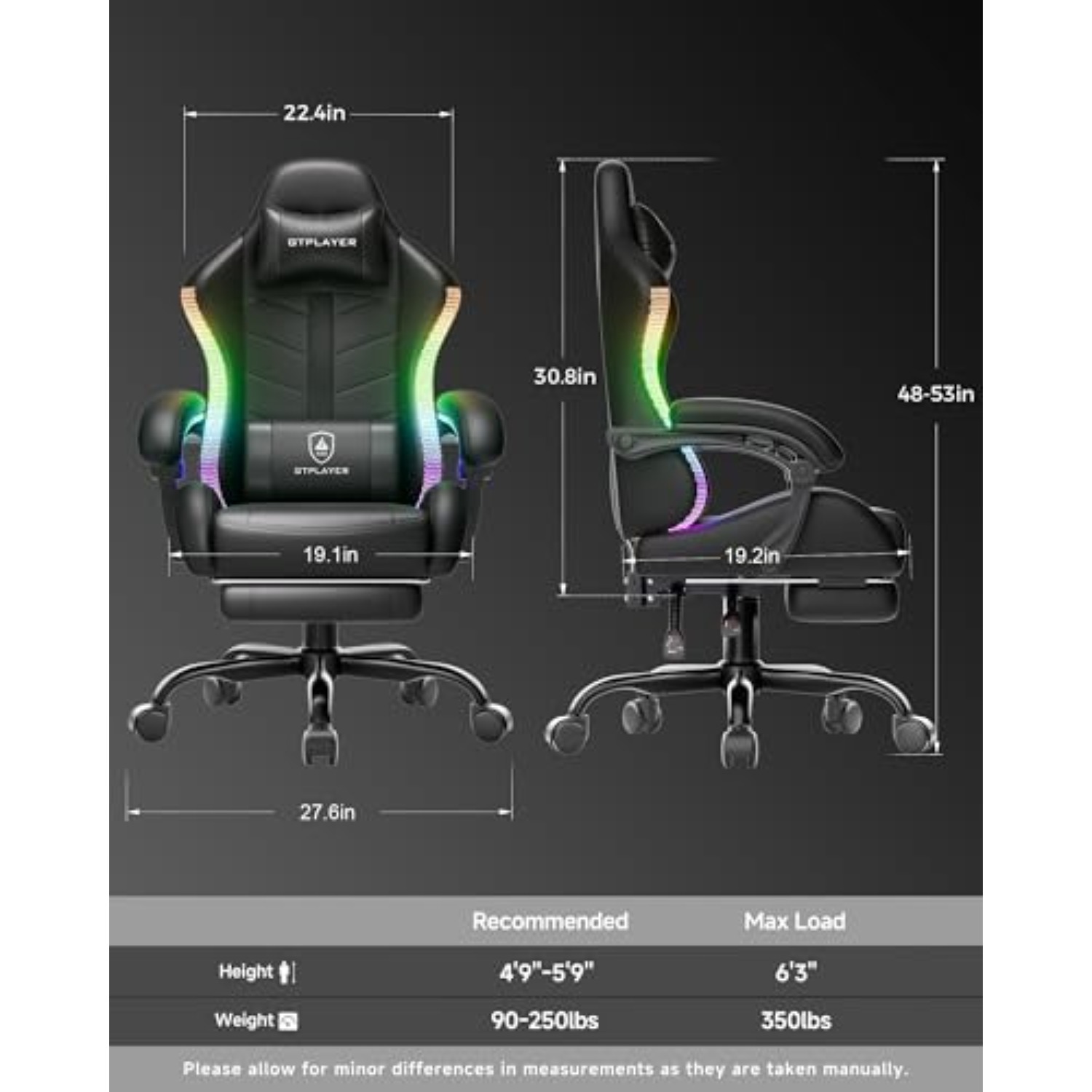 Kursi Gaming, Kursi Game Kompu - Rgb Gaming Chair ulasan dan harga